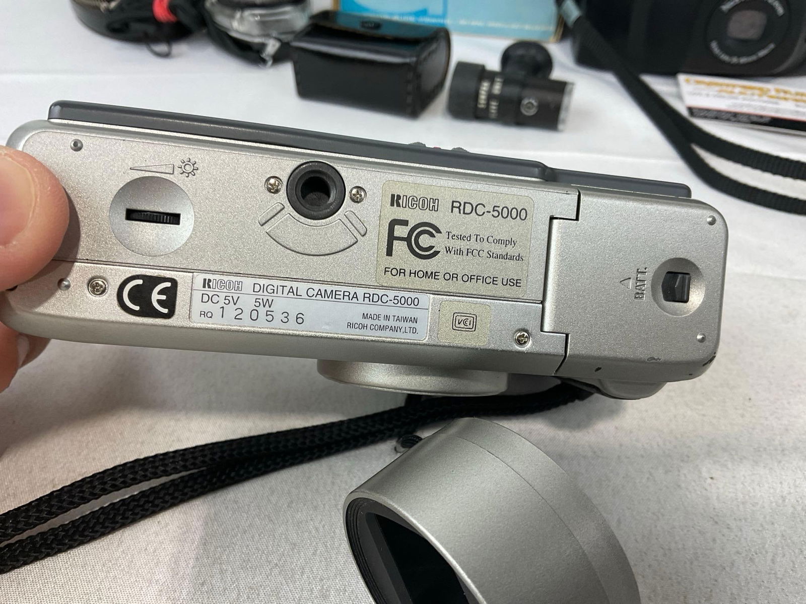 Nikon Film Camera & Ricoh RDC-5000 Cameras, Argus Previewer III, Sekonic Lightmeter w/set of slides - 4