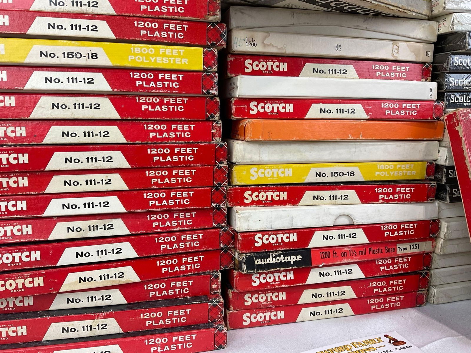 32 Audioreels w/recordings & 21 Sealed Scotch 1800 Foot Reels, all in box - 3