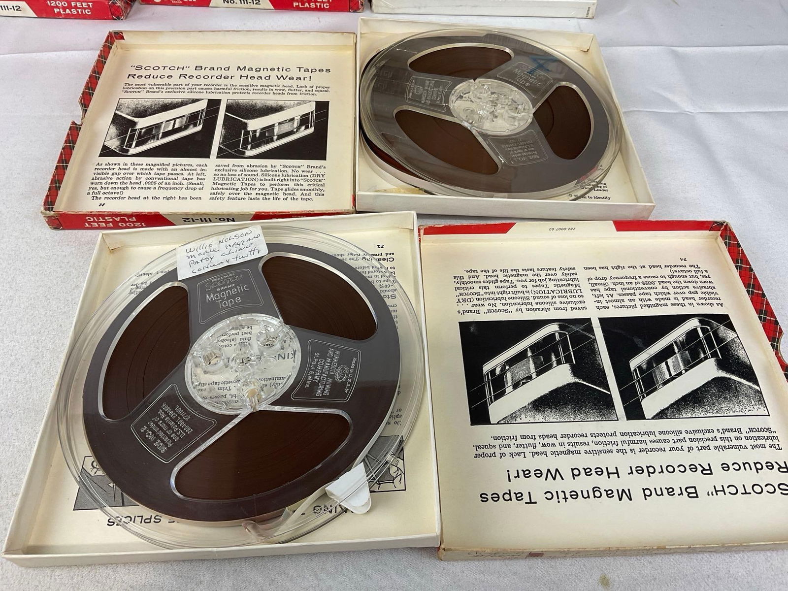 32 Audioreels w/recordings & 21 Sealed Scotch 1800 Foot Reels, all in box - 5