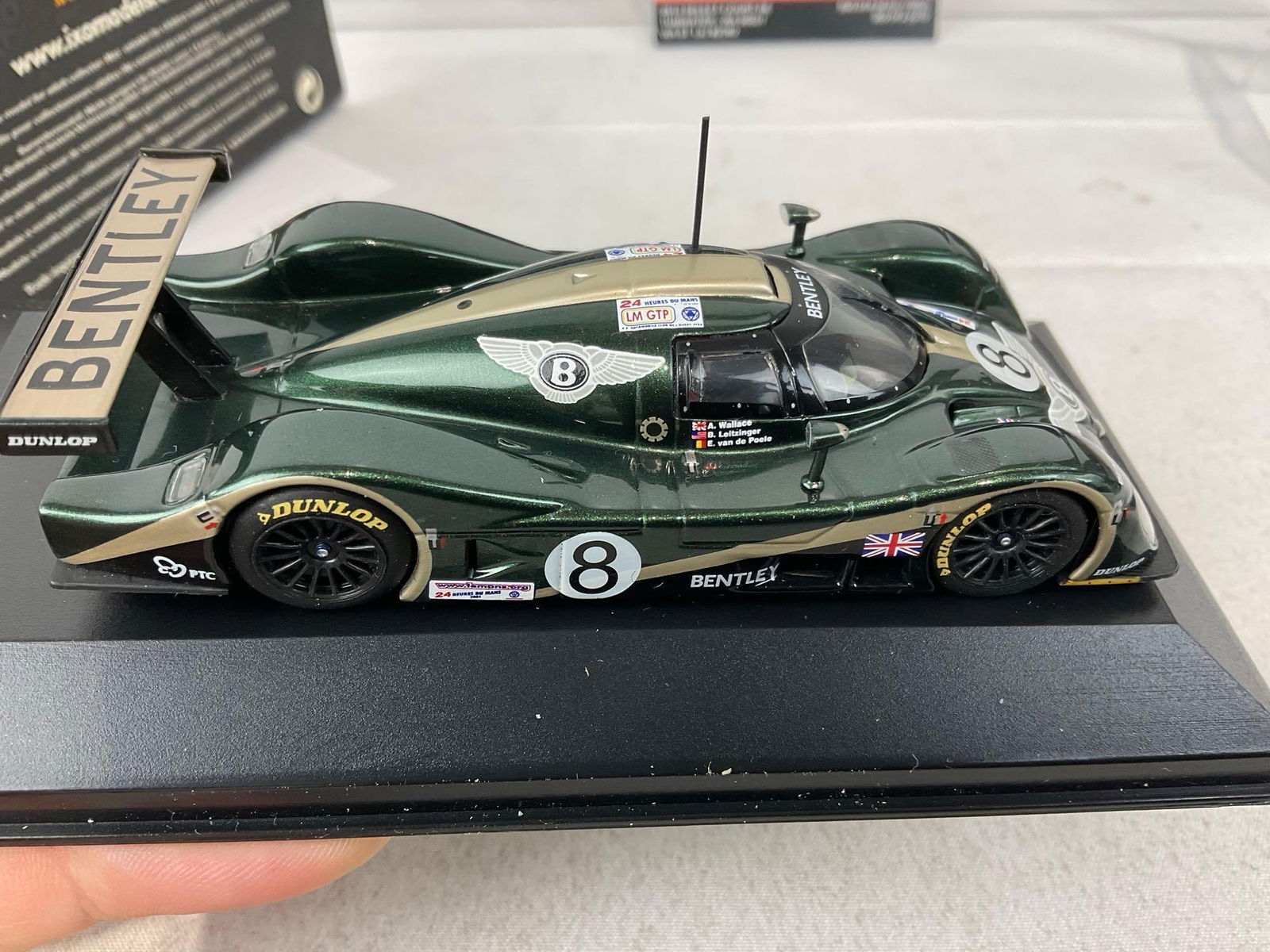 IXO Models & Spark 1/43 Scale Diecast Cars, 1991 Jaguar XJR12 LM24H & 2001 Bentley XP-Speed 8 LM24H - 3