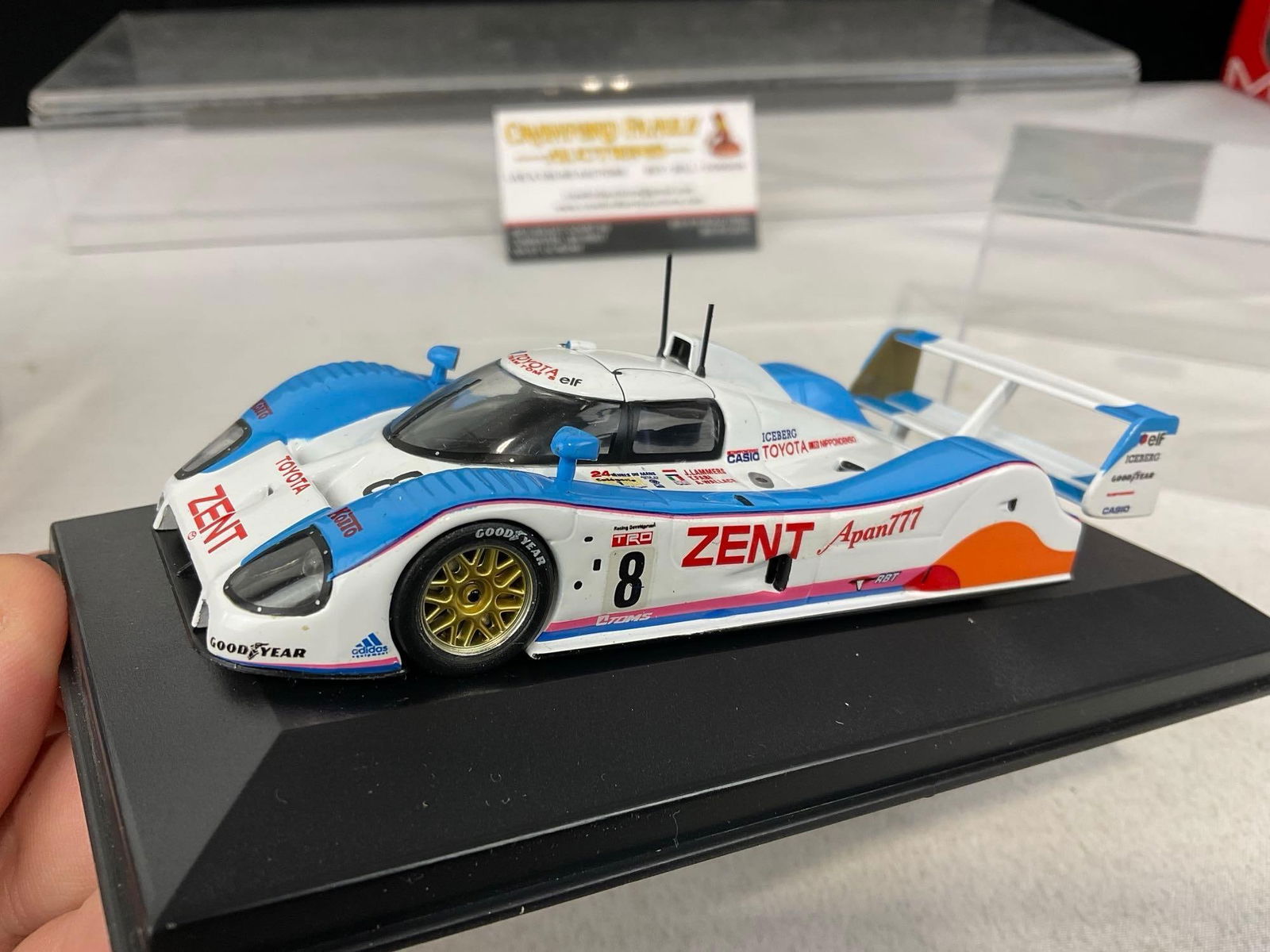 2 IXO Models 1/43 Scale Diecast Cars, 1992 & 1993 Toyota TS010 LM24H, Andy Wallace - 5