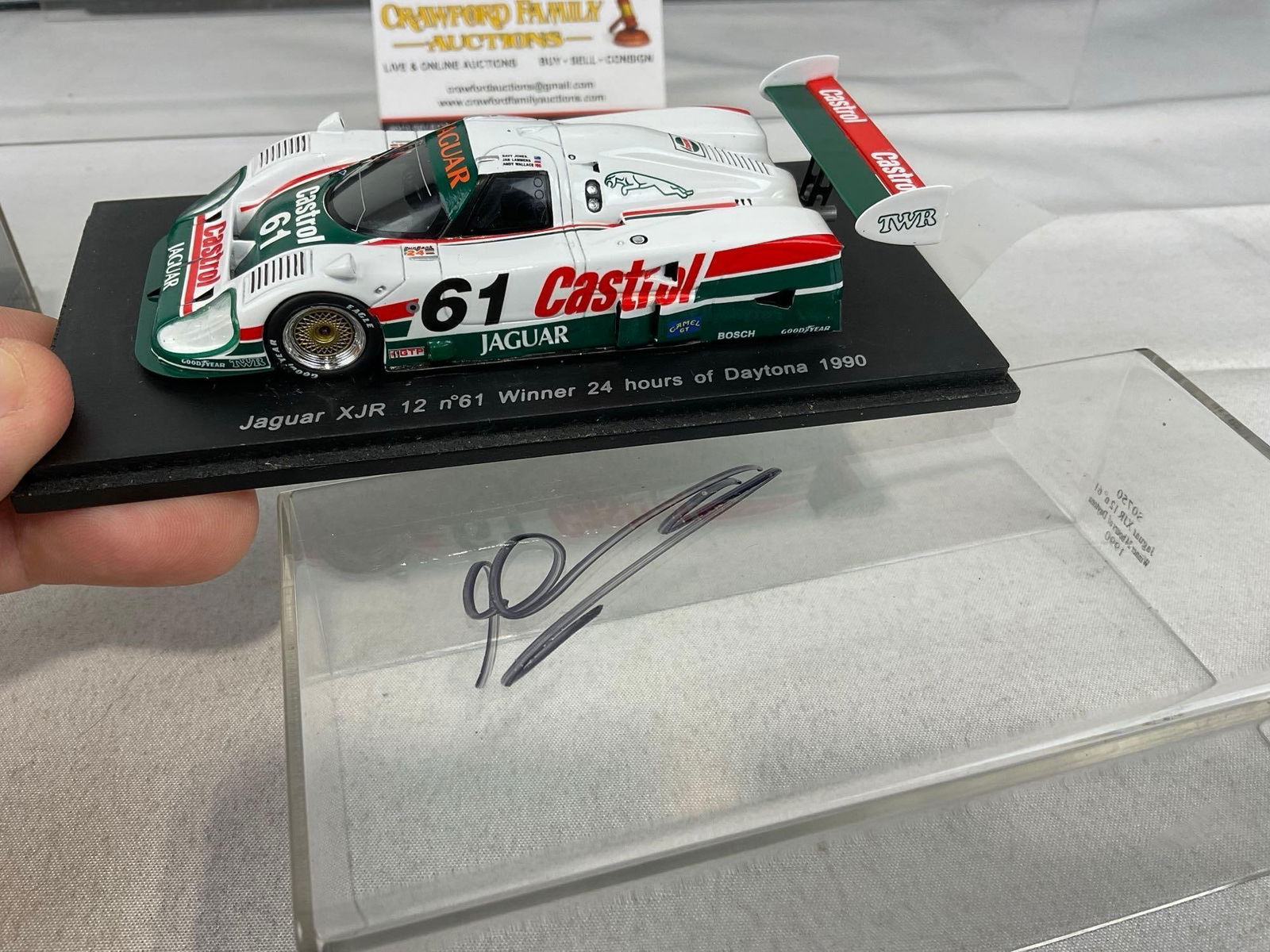 2 Spark 1/43 Scale Diecast Cars, Jaguar XJR 12 #61 Winner 24 Hours of Daytona 1990 - 4