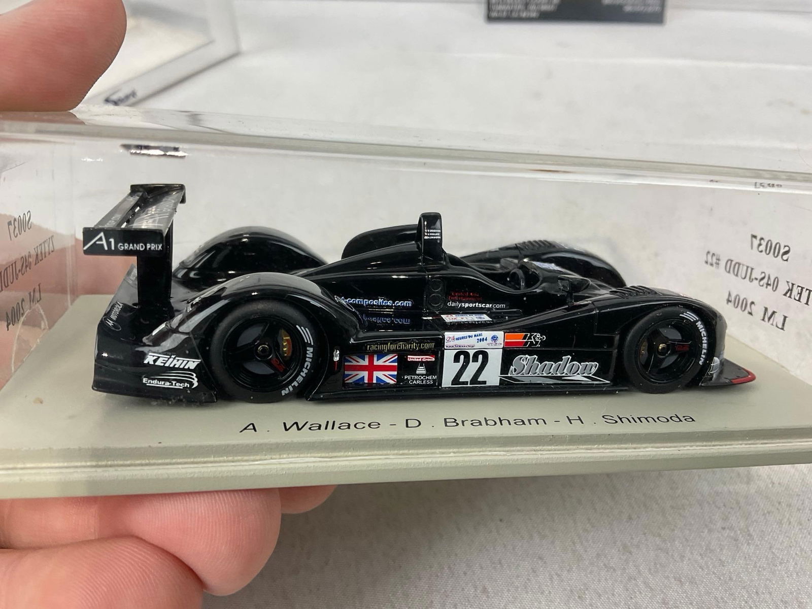 2 Spark 1/43 Scale Diecast Cars, 2004 Zytek 045-Judd & 2005 DBA Judd Creation LM24H, Andy Wallace - 4