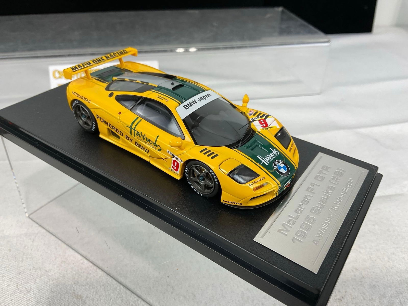 2 1/43 Scale Diecast Cars, F-1 McLaren & Mirage, 1995 & 1996 McLaren F-1 GTR, Andy Wallace - 5