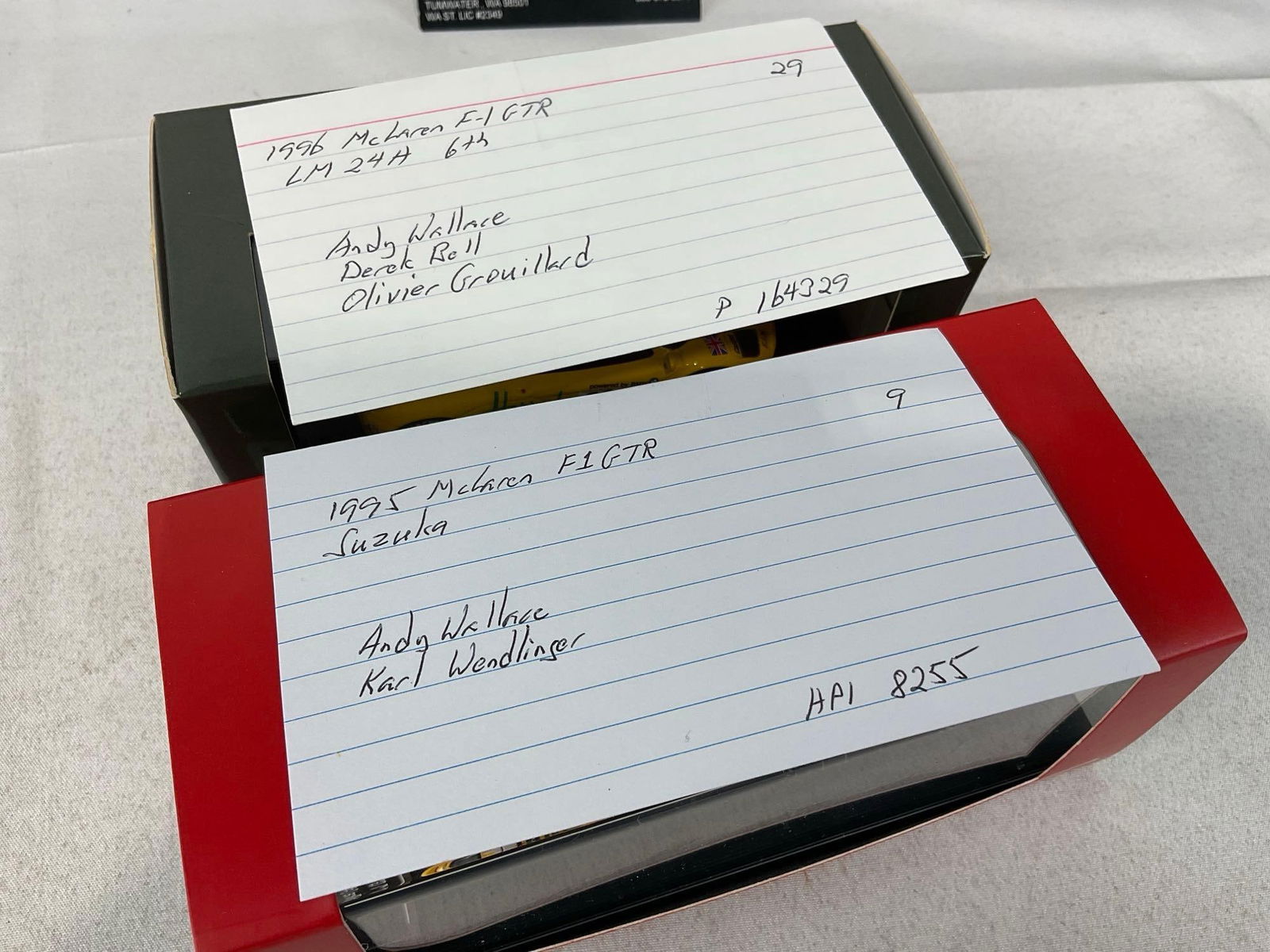 2 1/43 Scale Diecast Cars, F-1 McLaren & Mirage, 1995 & 1996 McLaren F-1 GTR, Andy Wallace - 6