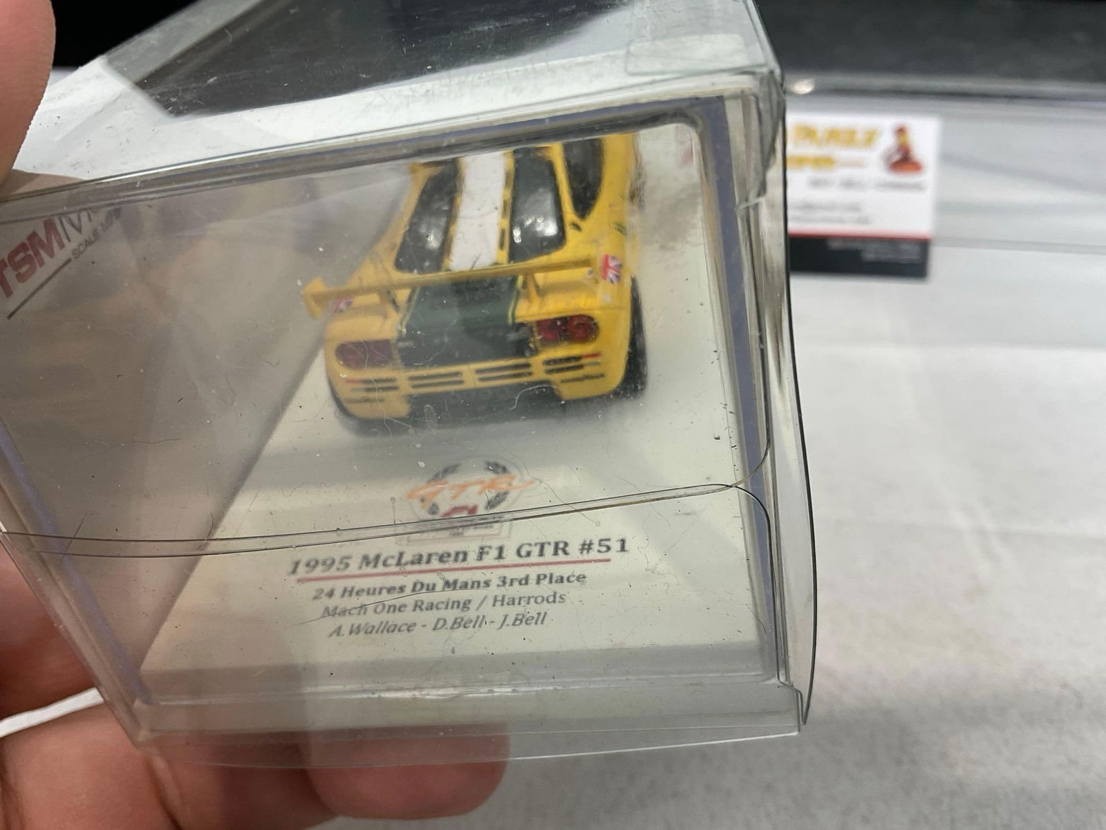 1/43 Scale Diecast Car 1995 McLaren F1 GTR LM24H 3rd pl, Mach One Racing, Andy Wallace - 2