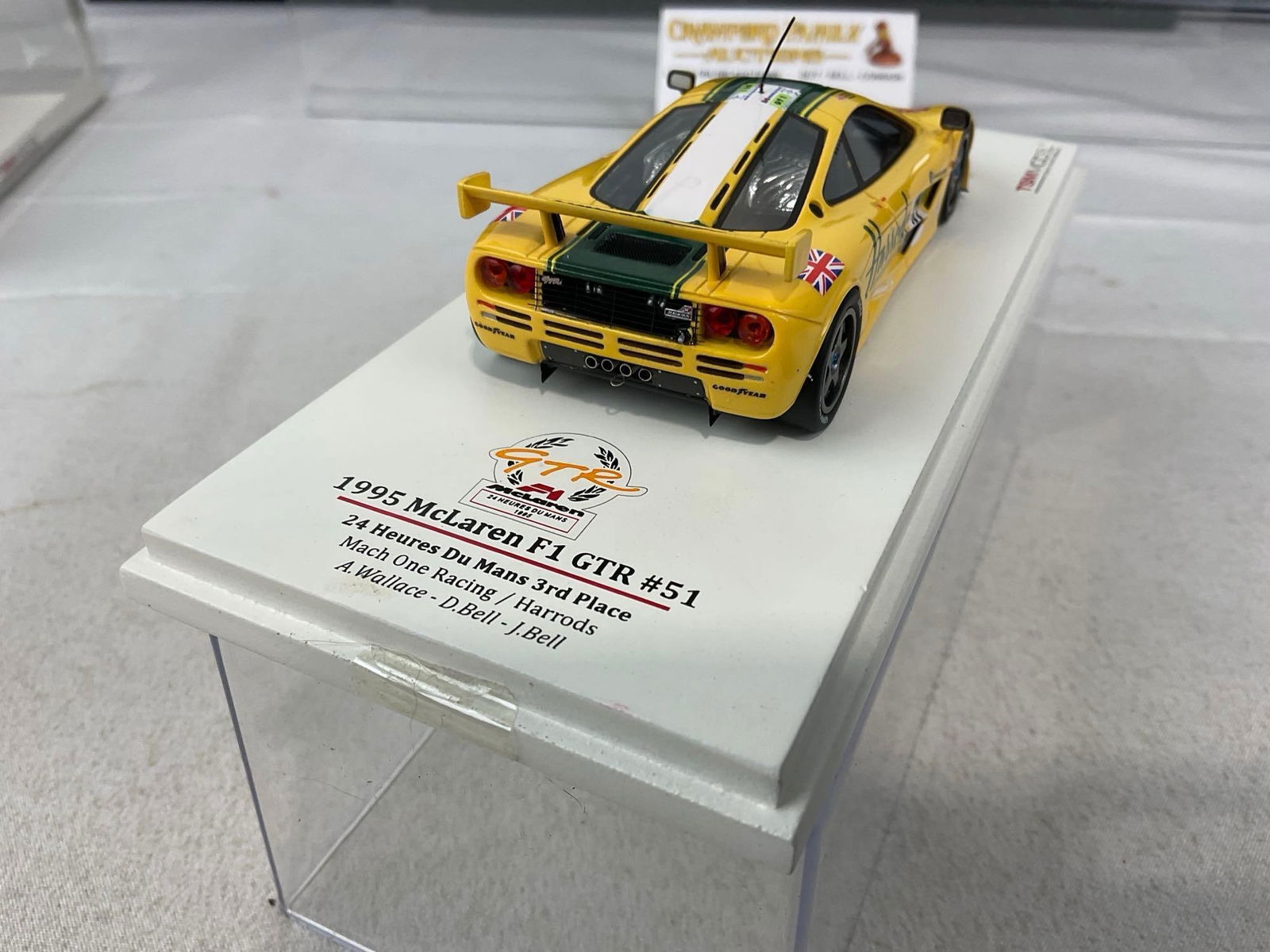 1/43 Scale Diecast Car 1995 McLaren F1 GTR LM24H 3rd pl, Mach One Racing, Andy Wallace - 4