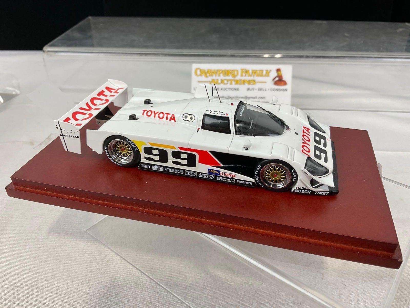 TrueScale Miniatures 1/43 Scale Diecast Car 1992 Toyota GTP Eagle MKIII #99 Sebring 12H Winner - 4