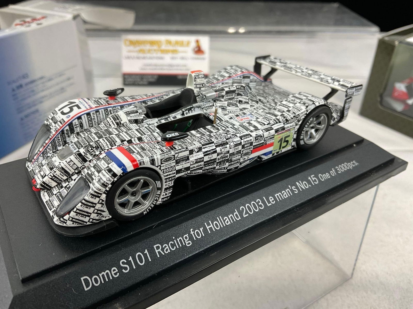 2 Ebbro 1/43 Scale Diecast Cars, 2003 Altaya Dome S101 & Esso Toyota TS010 1992 - 5