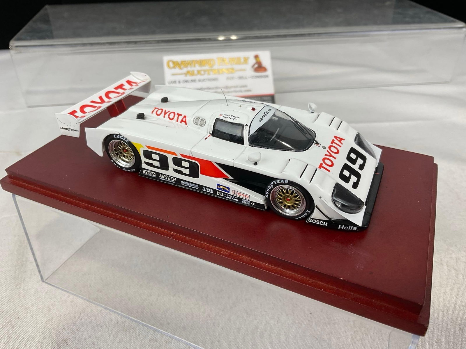 TrueScale 1/43 Scale Diecast Car 1993 Toyota GTP Eagle Sebring 12H, Andy Wallace - 3