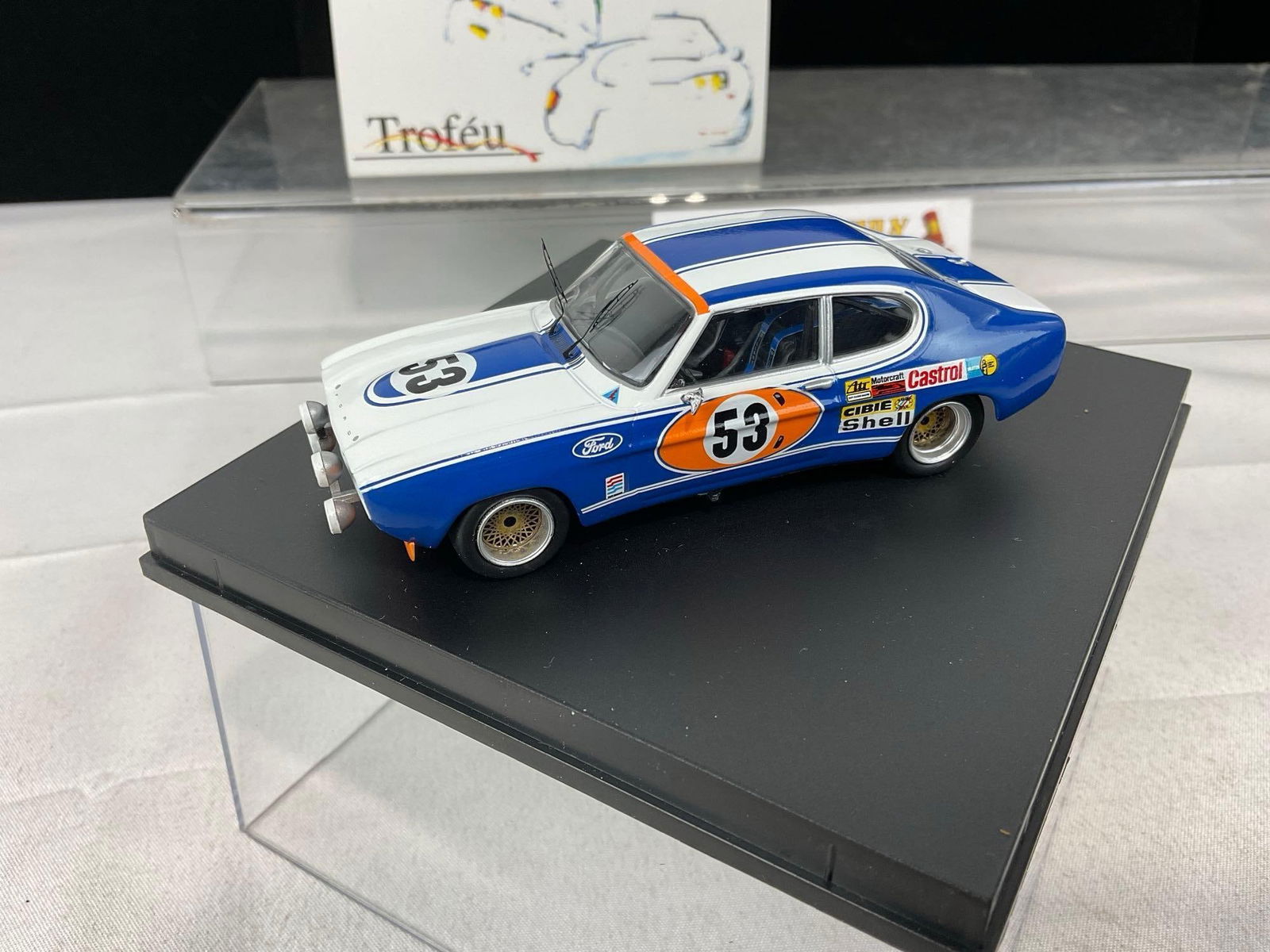 Trofeu 1/43 Scale Diecast Car Ford Capri 2600 RS 24H LM 1972 J Mass & Hans Stuck - 2