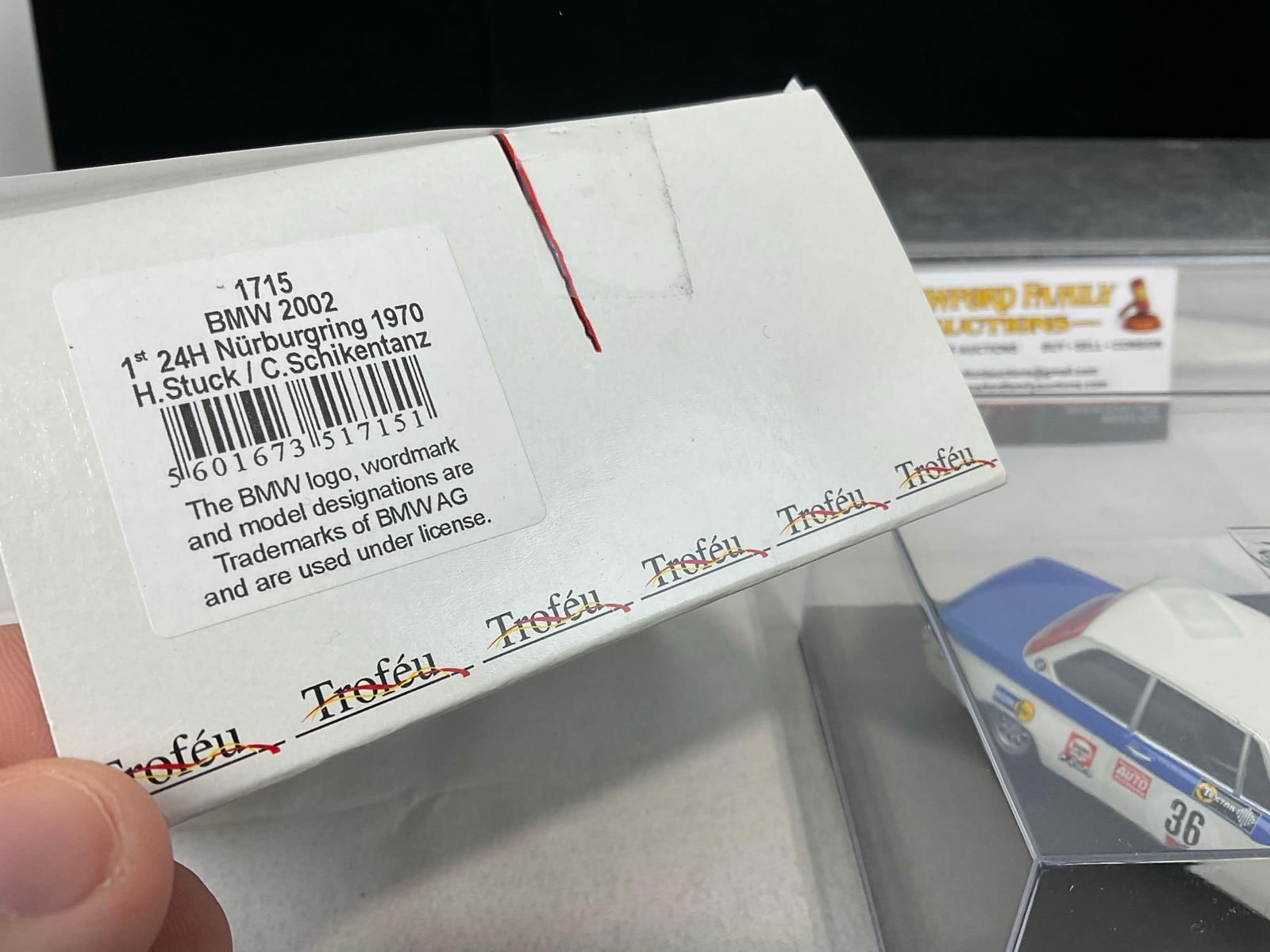 Trofeu 1/43 Scale Diecast Car BMW 2002 24H Nurburgring 1970 Hans Stuck & c. Schikentanz - 4