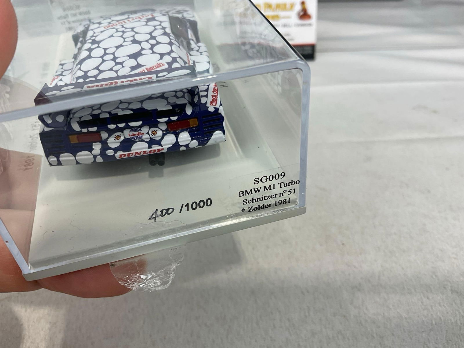 2 Spark 1/43 Scale Diecast Cars 2x 1981 BMW M1, Hans Stuck, LM24H - 4