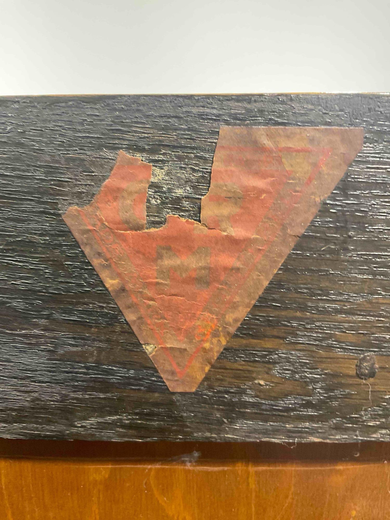 Antique Oak Wood Glass Fronted Barrister Bookcase w/ 4-Tiers. Very Good Condition. See pics. - 7