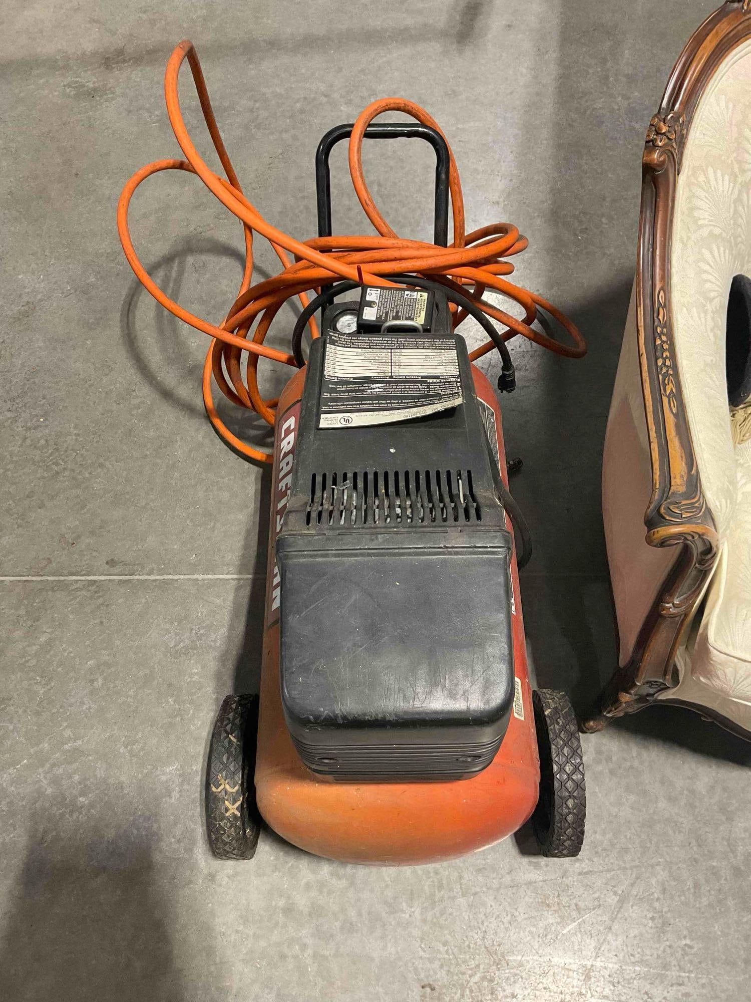 Craftsman 4 HP 18 Gallon Air Compressor Model 919.164180. Tested, Works. Very Good Cond. - 2