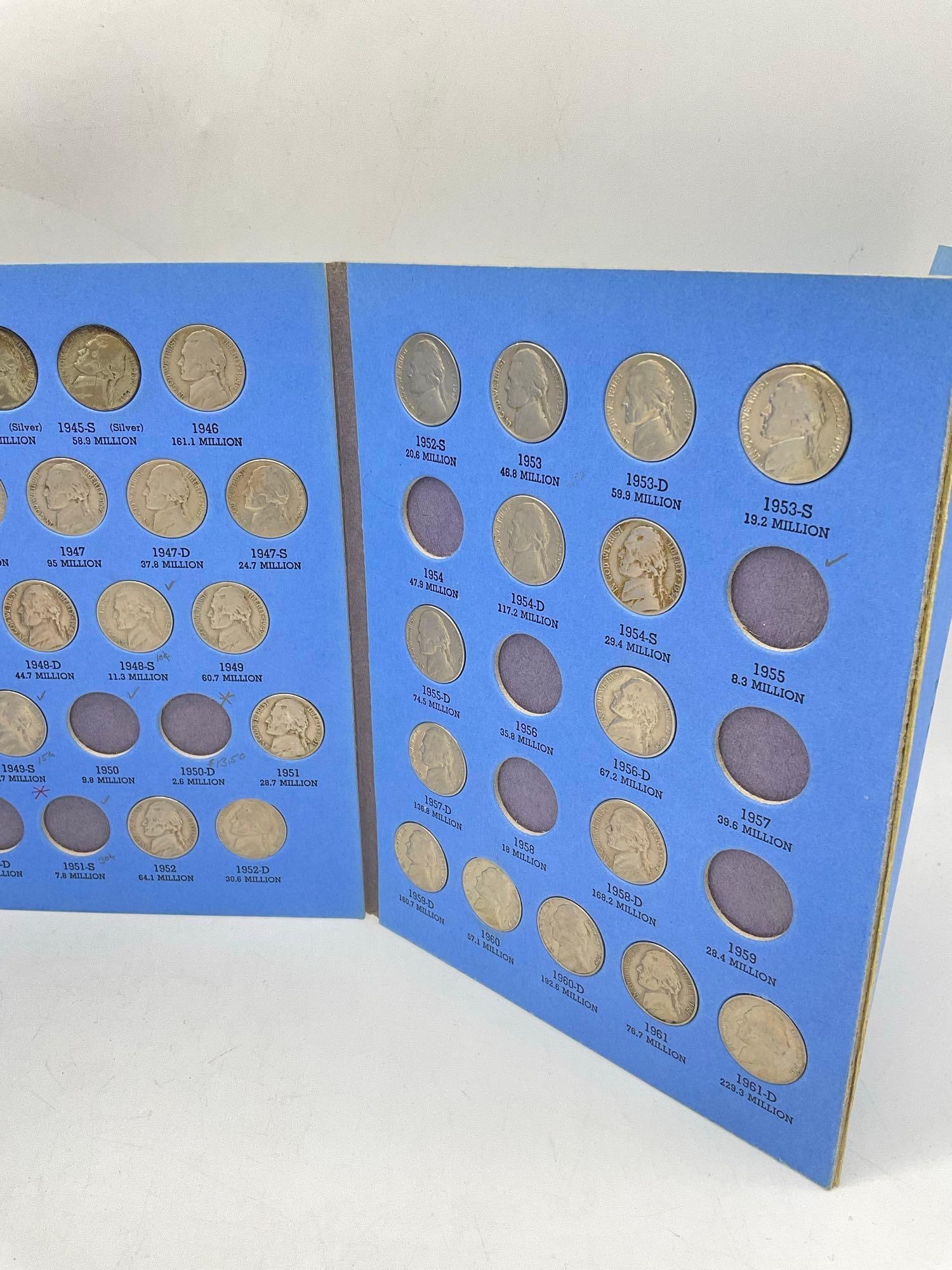 Collection of 50 Franklin different Franklin Nickels (incl. all silver war nickels) - 4