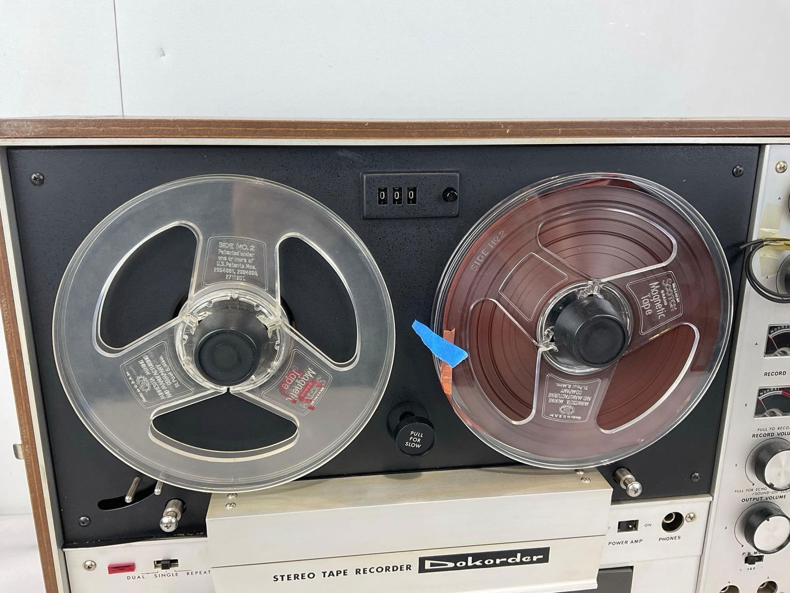 Vintage Dokorder Denki Onkyo Model 7020 Reel to Reel Tape Recorder, 16h x 22w x 11d inches - 4