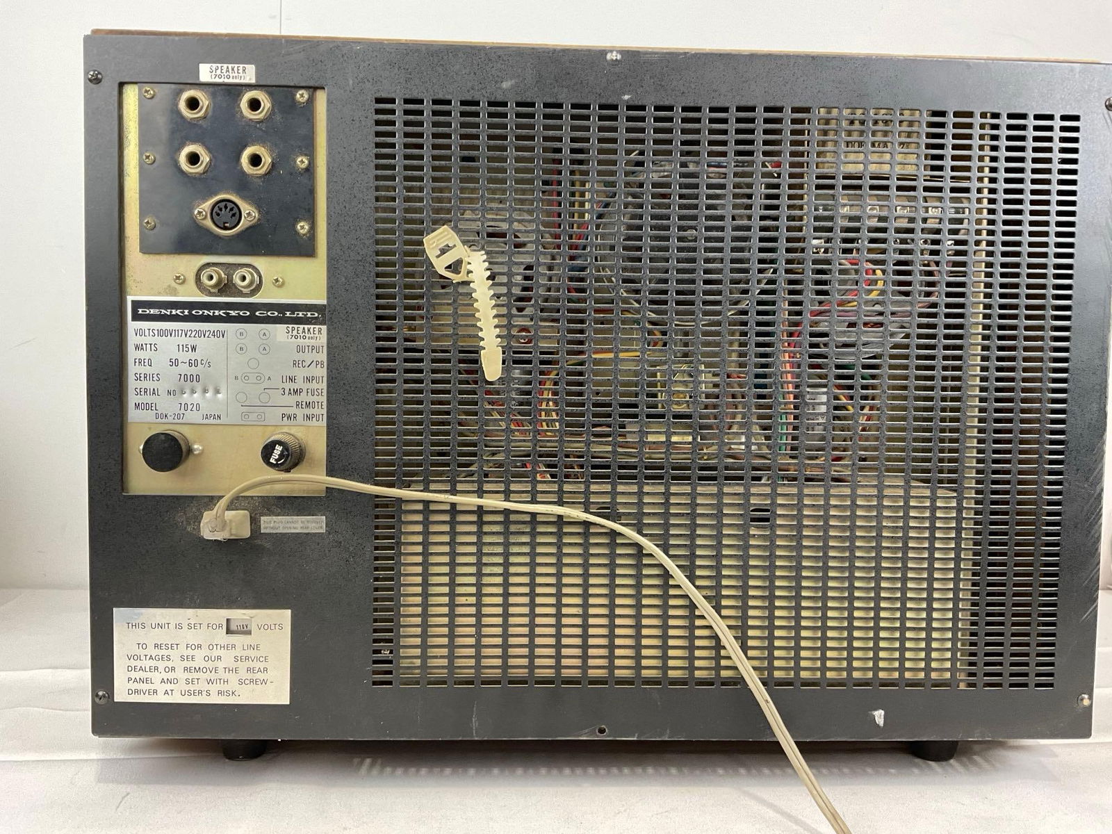 Vintage Dokorder Denki Onkyo Model 7020 Reel to Reel Tape Recorder, 16h x 22w x 11d inches - 6