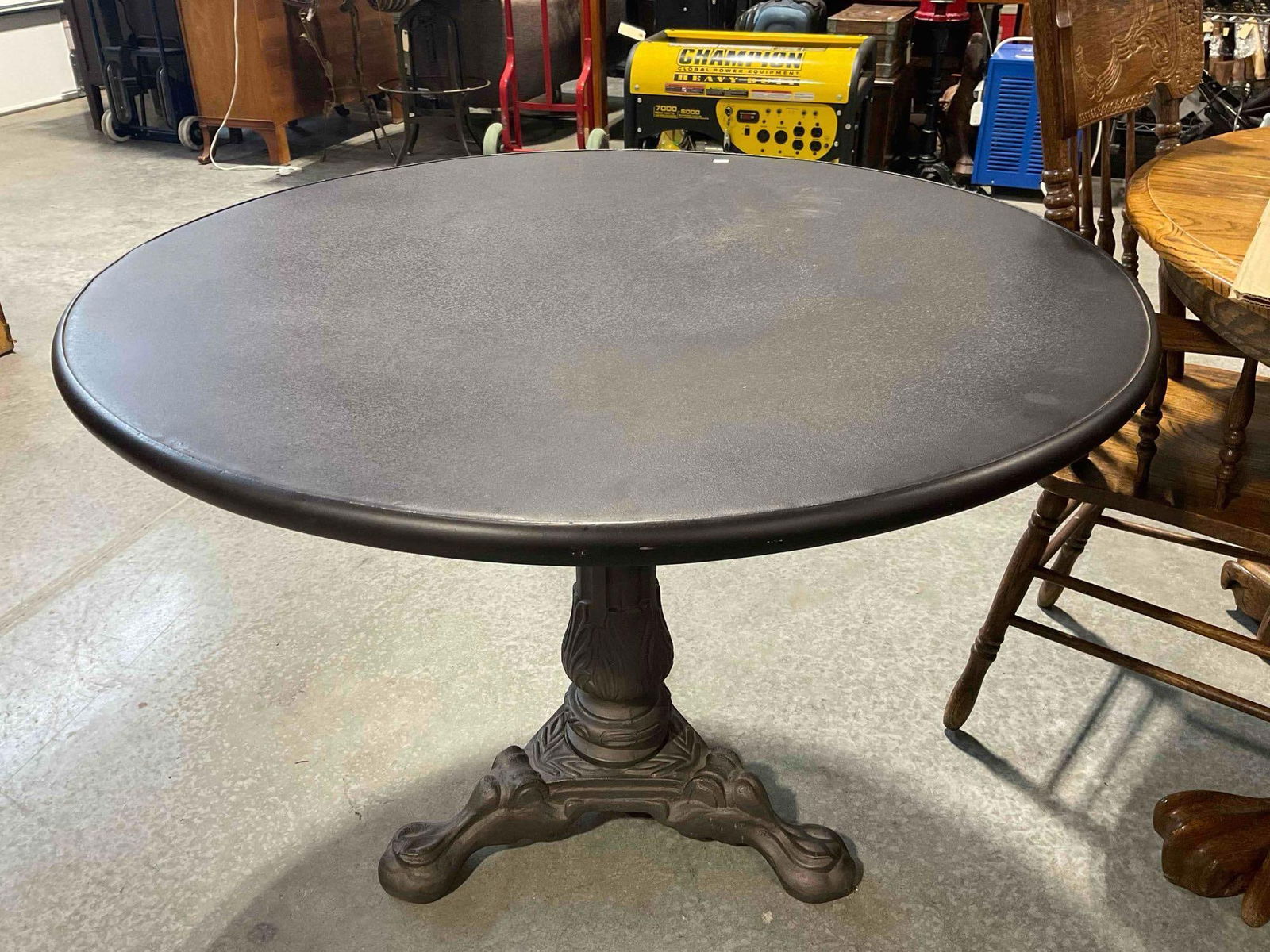 Restoration Hardware Acanthus French Style Brasserie Metal Table. Excellent Condition. See pics. - 2