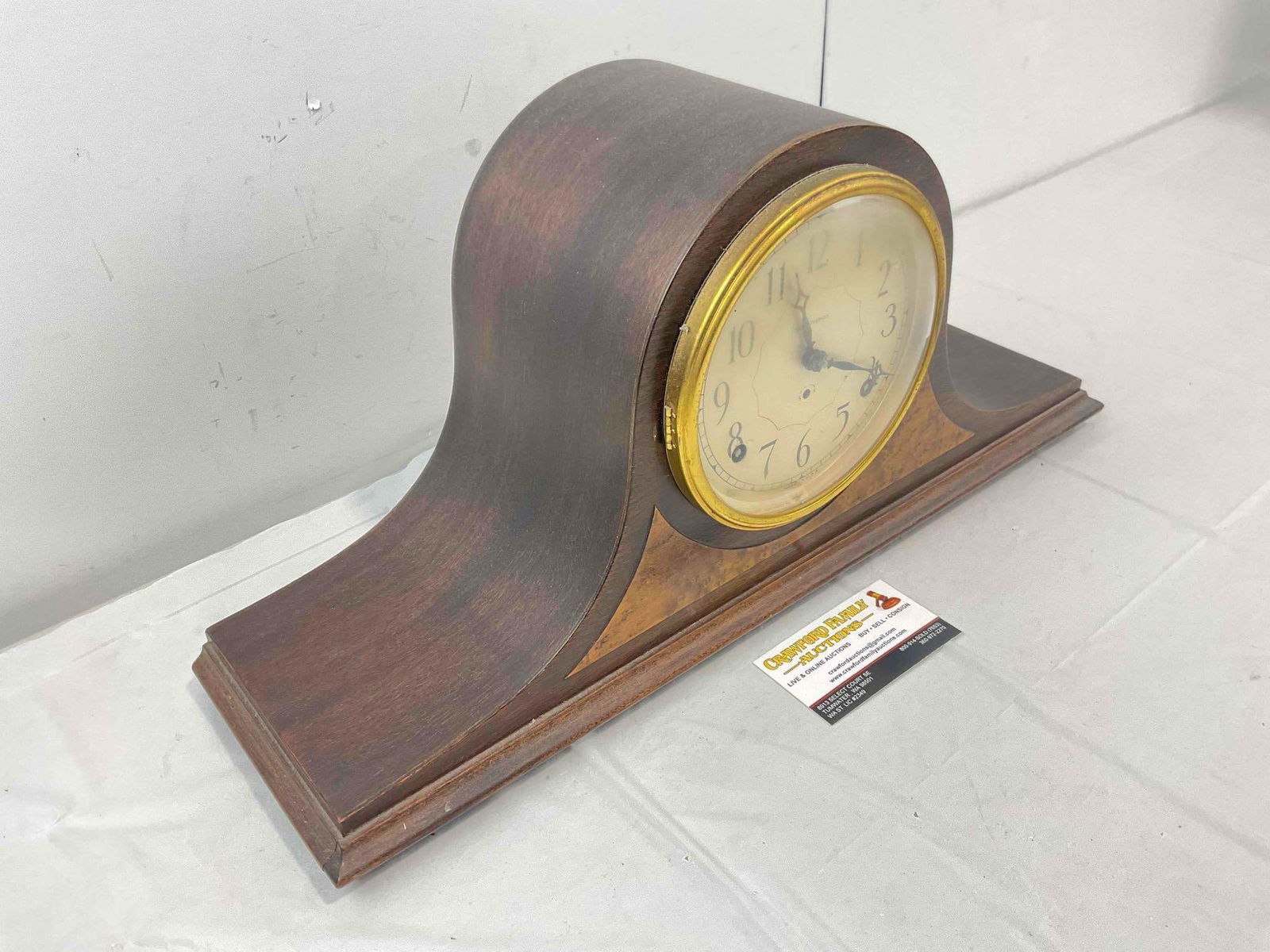 Vintage Seth Thomas Mantel Clock Pendulum Movement No. 89. No Key. Very Good Condition. - 3