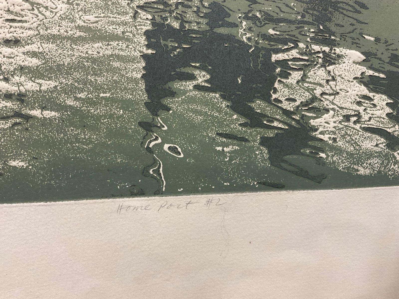 Unframed Art, Signed & #d 83/250 titled Home Port 2 by Ted Thomas, 31x23 inches, lovely colors - 7