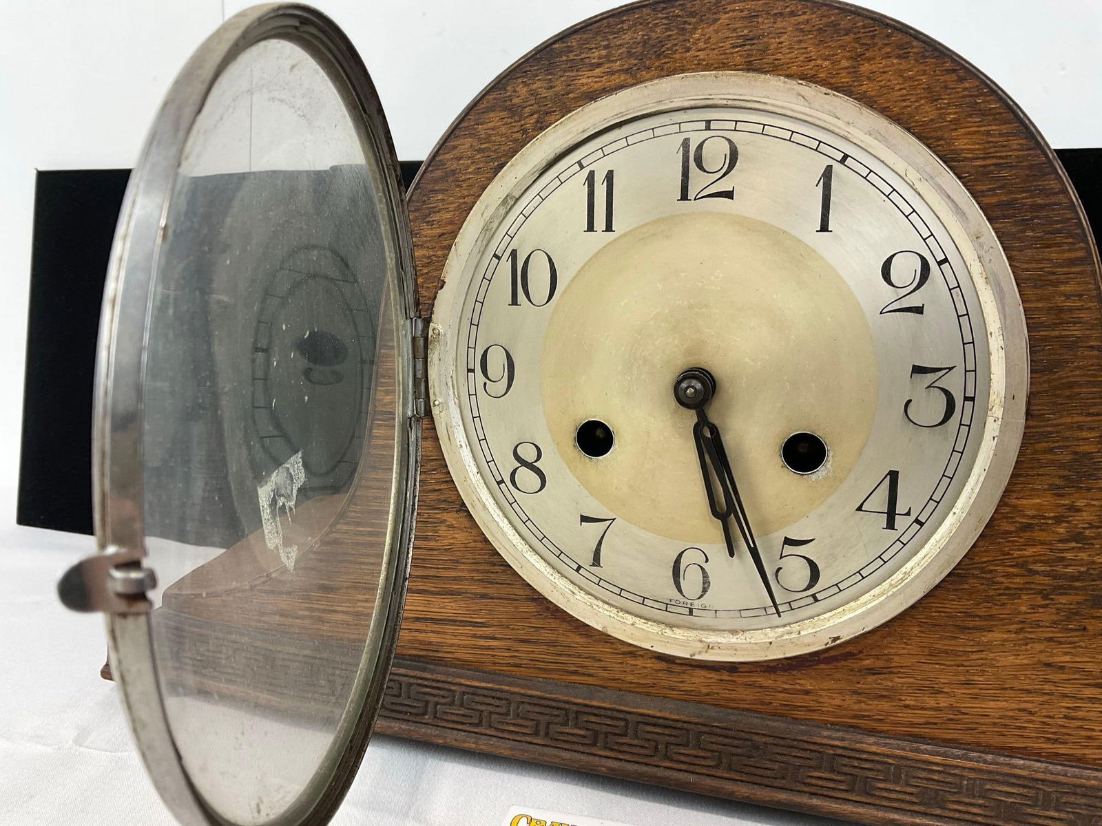 Antique Haller German Humpback Mantel Clock Time Strike, 10h x 17w x 6d inches - 2