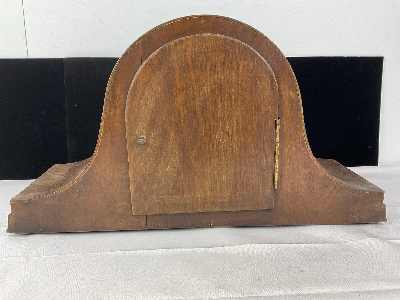 Early 20th Century Time Strike Humpback Mantel Clock Kienzle(?), 10h x 17w x 7d inches - 3