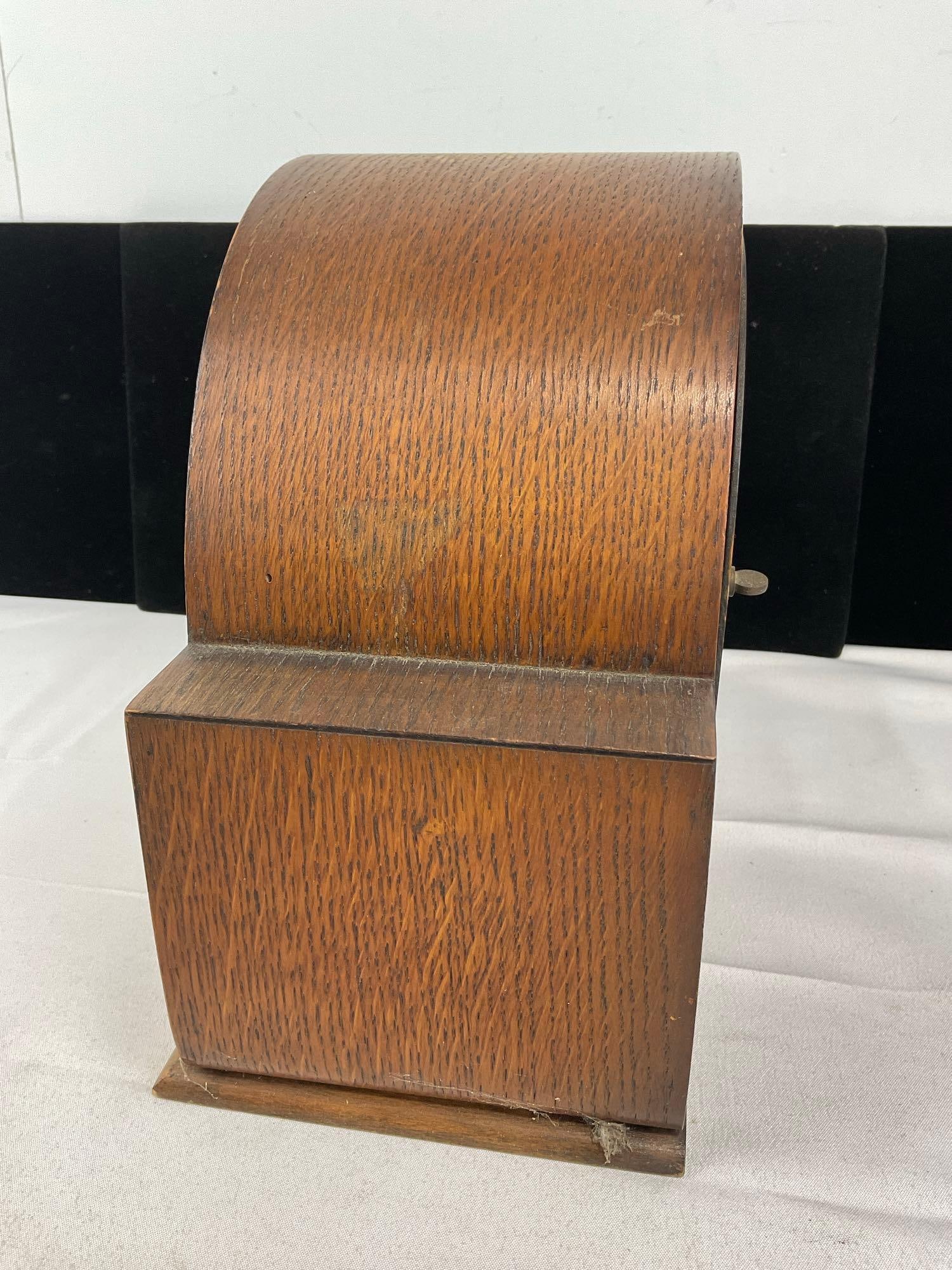 Early 20th Century Art Deco British Mantel Clock Time Strike Chime, 10h x 12w x 7d inches - 3