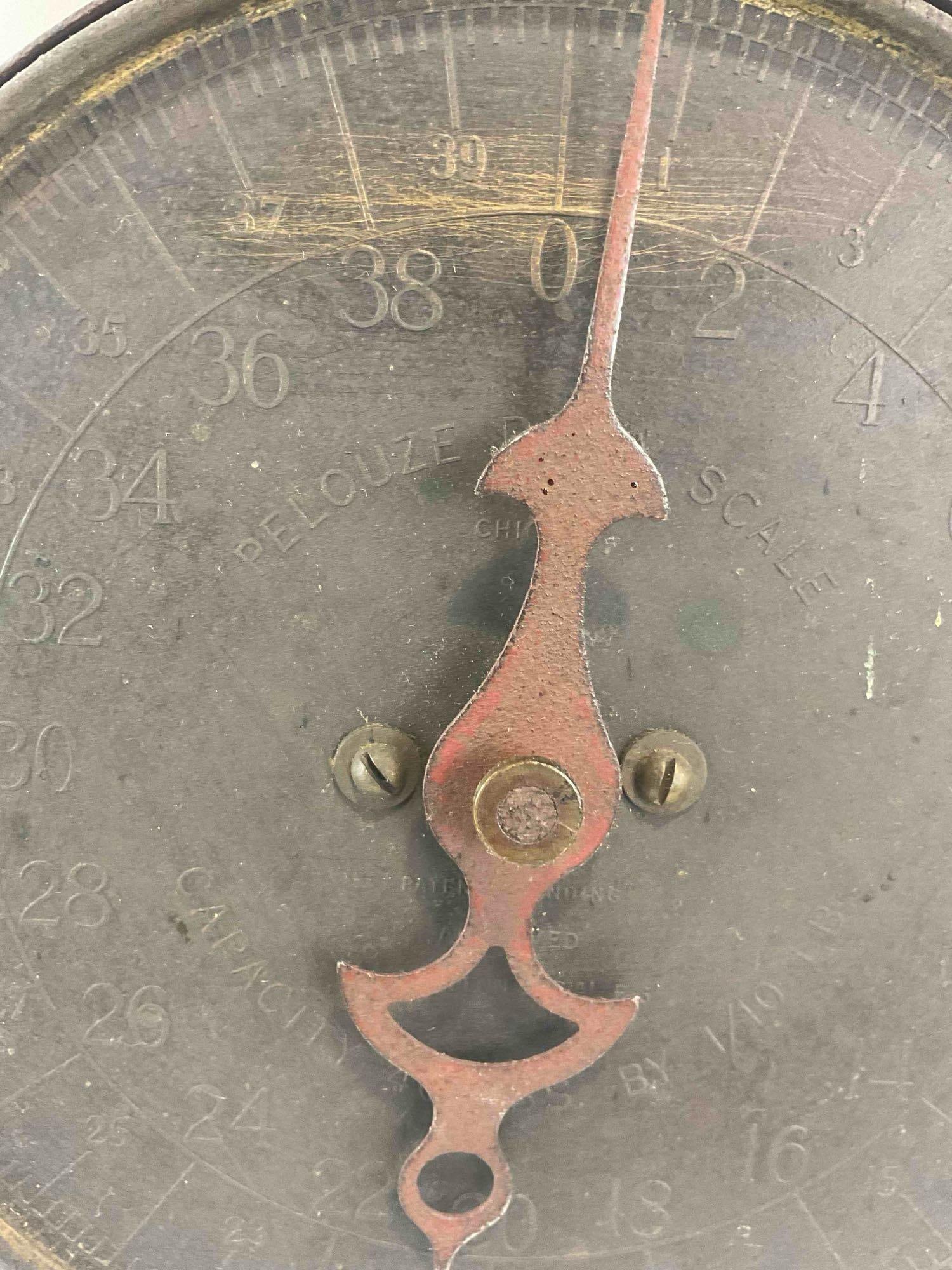 Antique Pelouze Hanging Spring Balance Dairy Scale. Very Good Condition. See pics. - 2