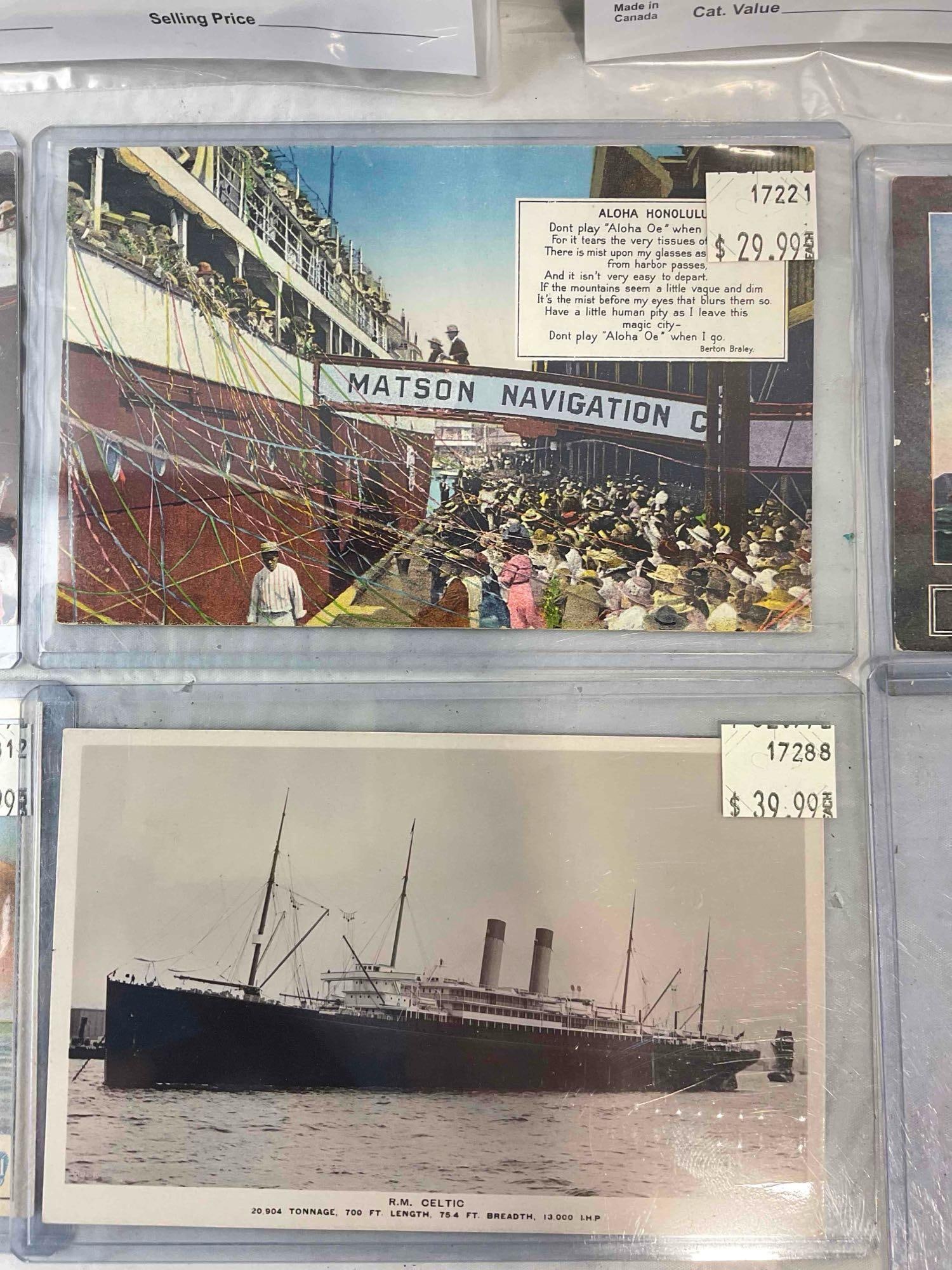 10 pcs Antique Postage Collection, 6x Postcards & 4x Stamps. Excellent Condition. See pics. - 7