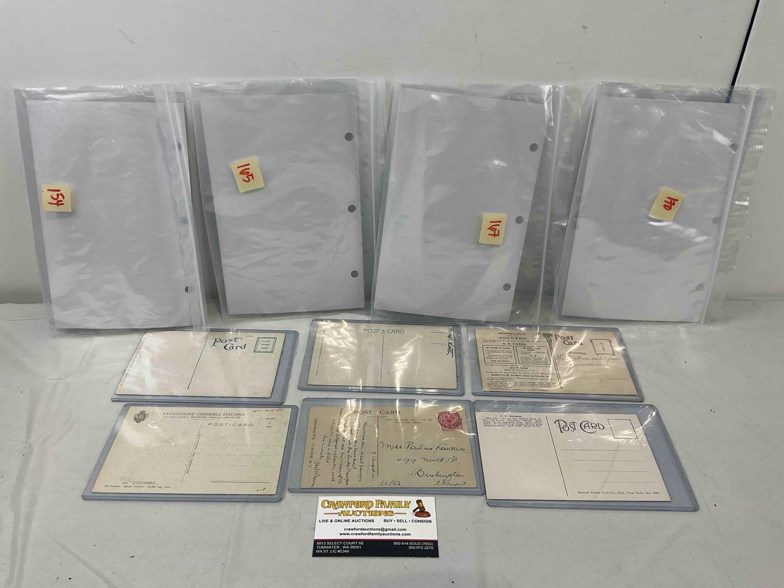 10 pcs Antique Postage Collection, 6x Postcards & 4x Stamps. Excellent Condition. See pics. - 9