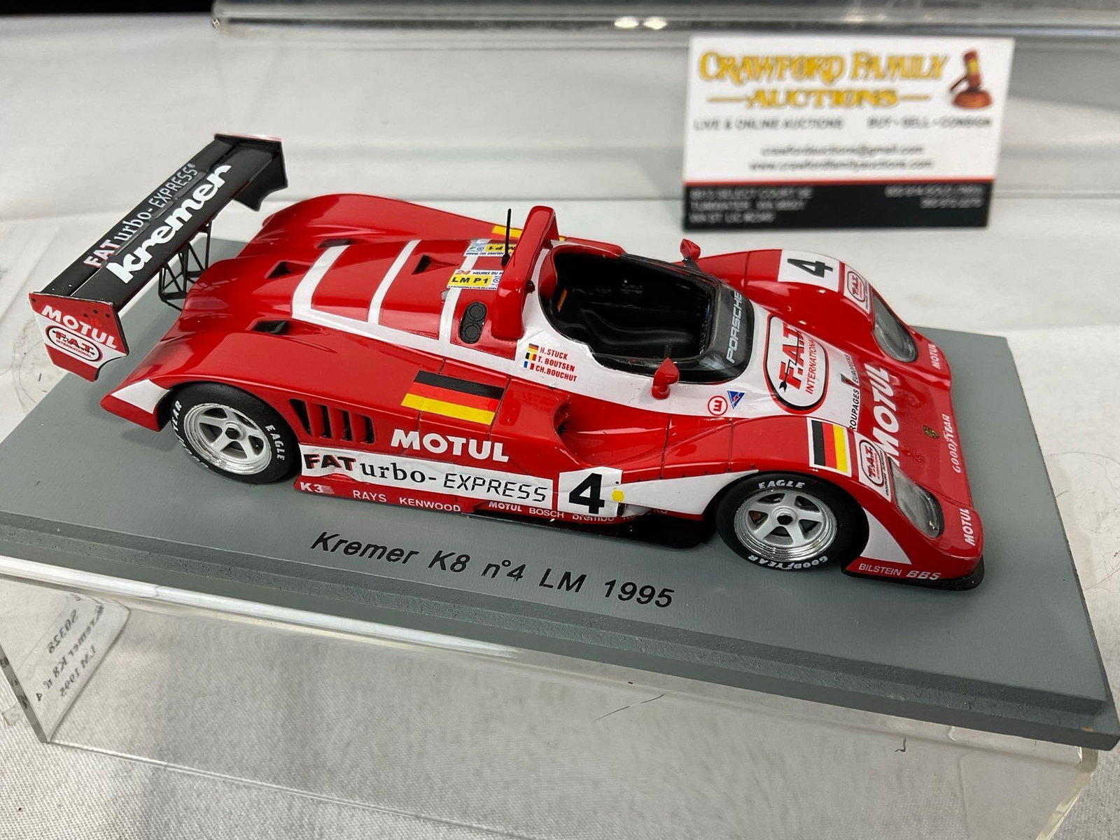 2 Spark 1/43 Scale Diecast Cars, 1990 Porsche 962 & 95 Kremer Porsche K8 LM - 3