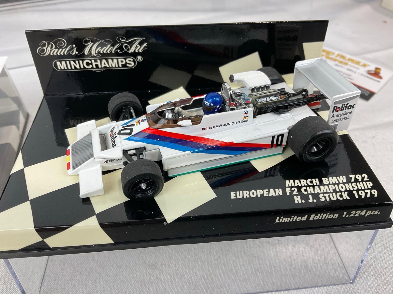 2 Minichamps, no box, 1977 Brabham Alfa Romeo & 1979 March BMW 792, both Hans Stuck - 4