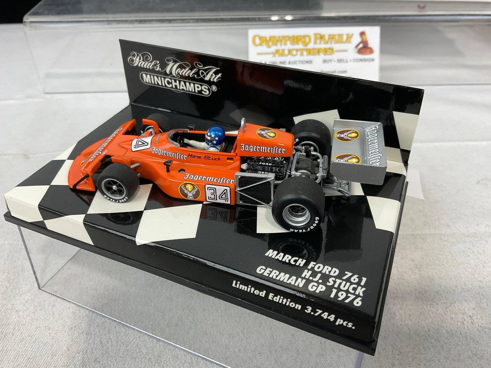 2 1/43 Scale Diecast Cars, Minichamps March Ford 761 & Bizarre Sauber SHS C6 Ford LM 1982 - 3