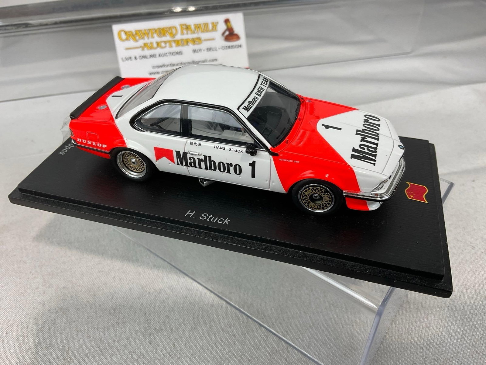 2 Spark 1/43 Scale Diecast Cars, 2x BMW, 1973 BMW 3.0 CSL LM24H & 1983 BMW 635 CSL Macau Guia - 4