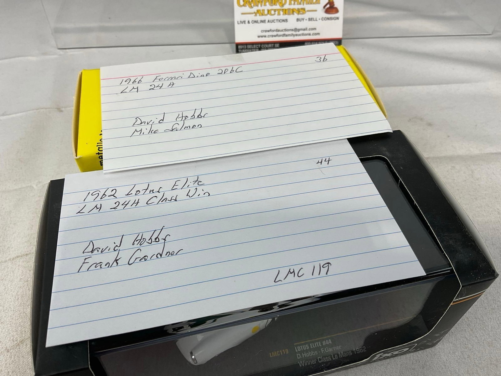 2 1/43 Scale Diecast Cars, 1962 Lotus Elite LM24H & 1966 Ferrari Dino 206C LM24H - 7