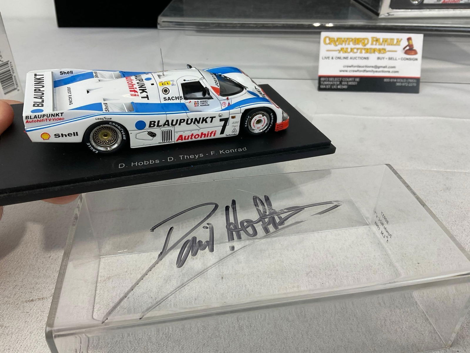 2 Spark 1/43 Scale Diecast Cars, 2x 1998 Porsche 962C #7 5th place in Le Mans - 3