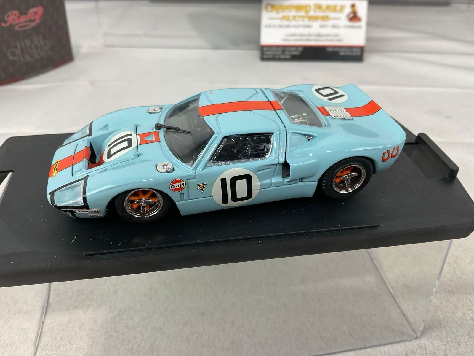 2 Brumm & Bang 1/43 Scale Diecast Cars, 1968 & 69 Ford GT40 LM24H, David Hobbs - 3