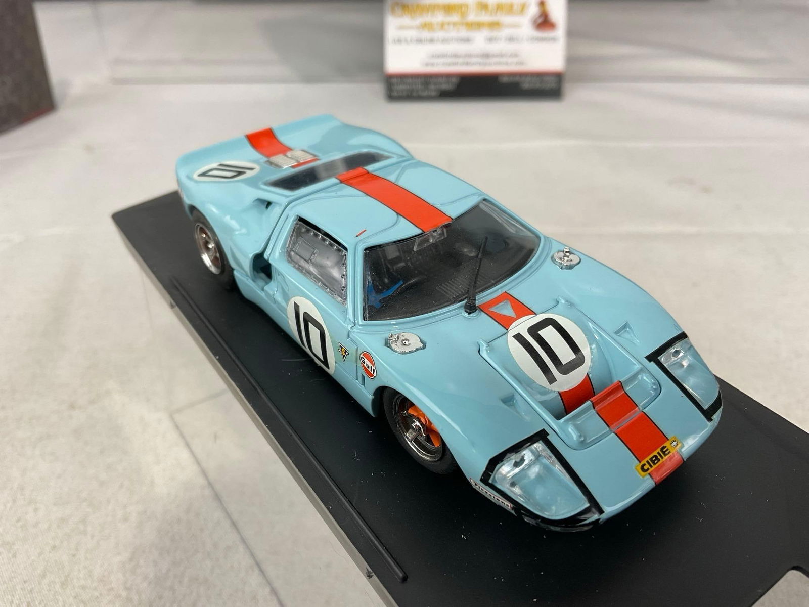 2 Brumm & Bang 1/43 Scale Diecast Cars, 1968 & 69 Ford GT40 LM24H, David Hobbs - 4