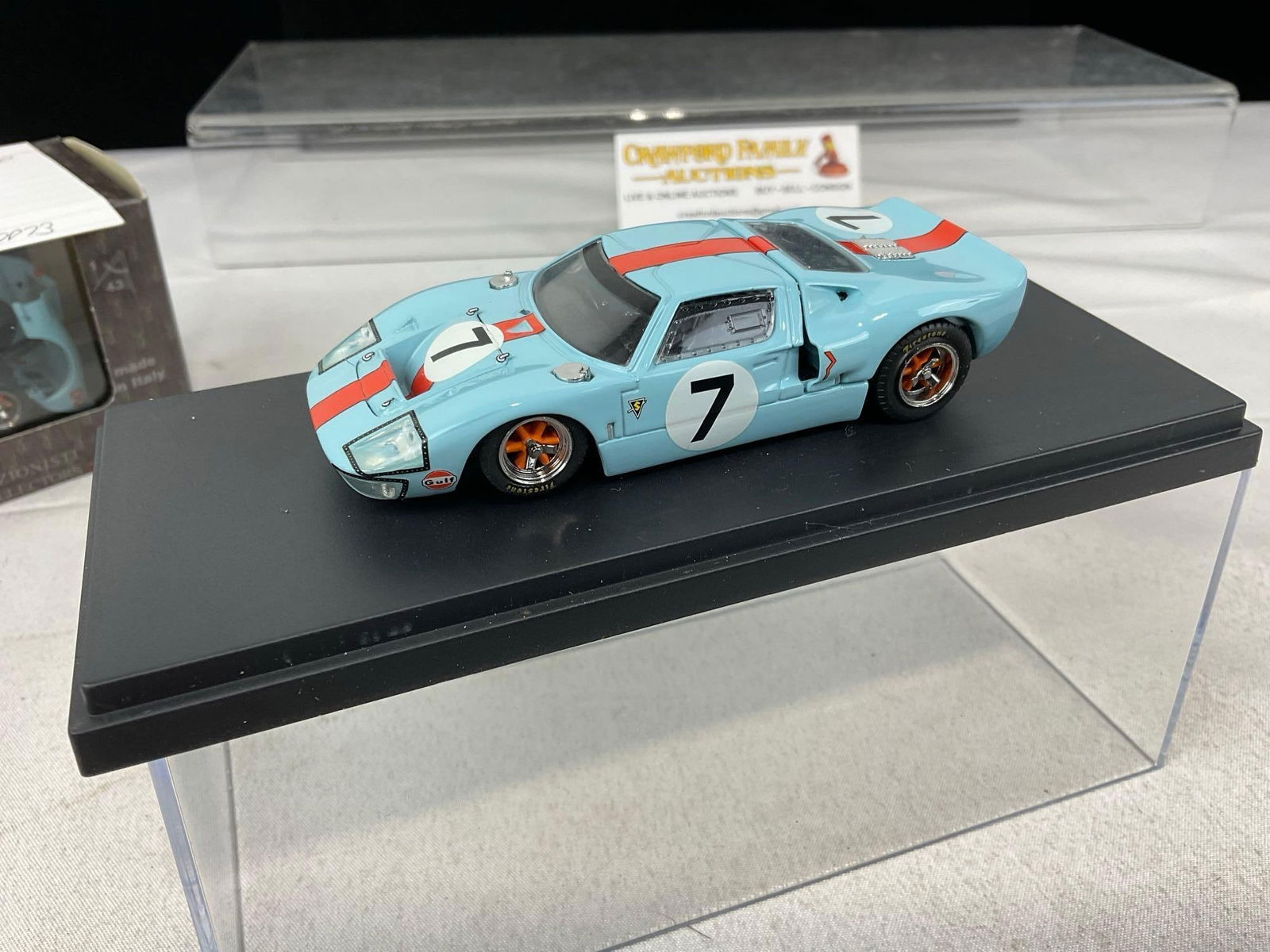 2 Brumm & Bang 1/43 Scale Diecast Cars, 1968 & 69 Ford GT40 LM24H, David Hobbs - 5