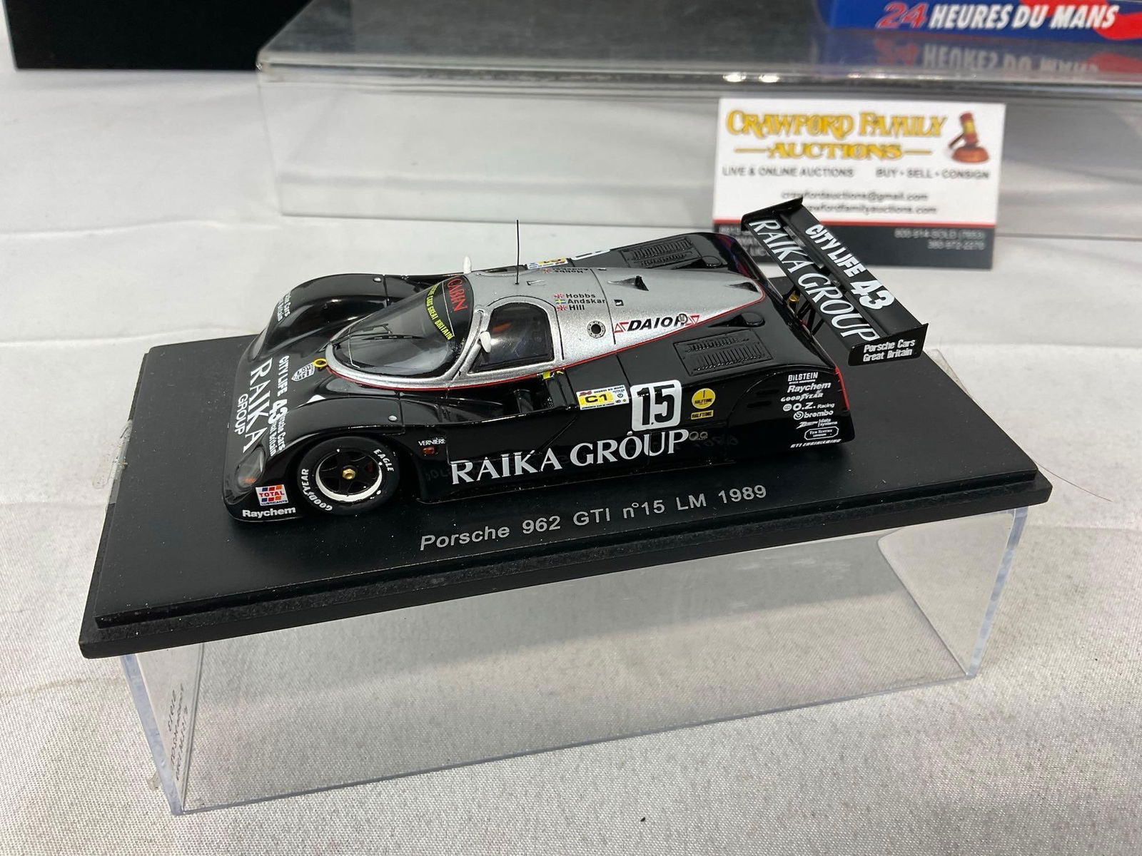 2 Spark & Minichamps 1/43 Scale Diecast Cars, 1984 Porsche 956L LM24H & 1989 Porsche 962C LM24H - 2