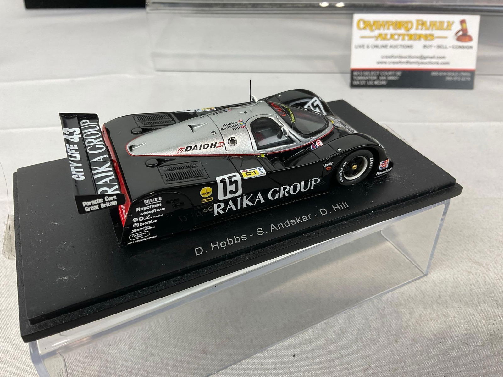 2 Spark & Minichamps 1/43 Scale Diecast Cars, 1984 Porsche 956L LM24H & 1989 Porsche 962C LM24H - 3