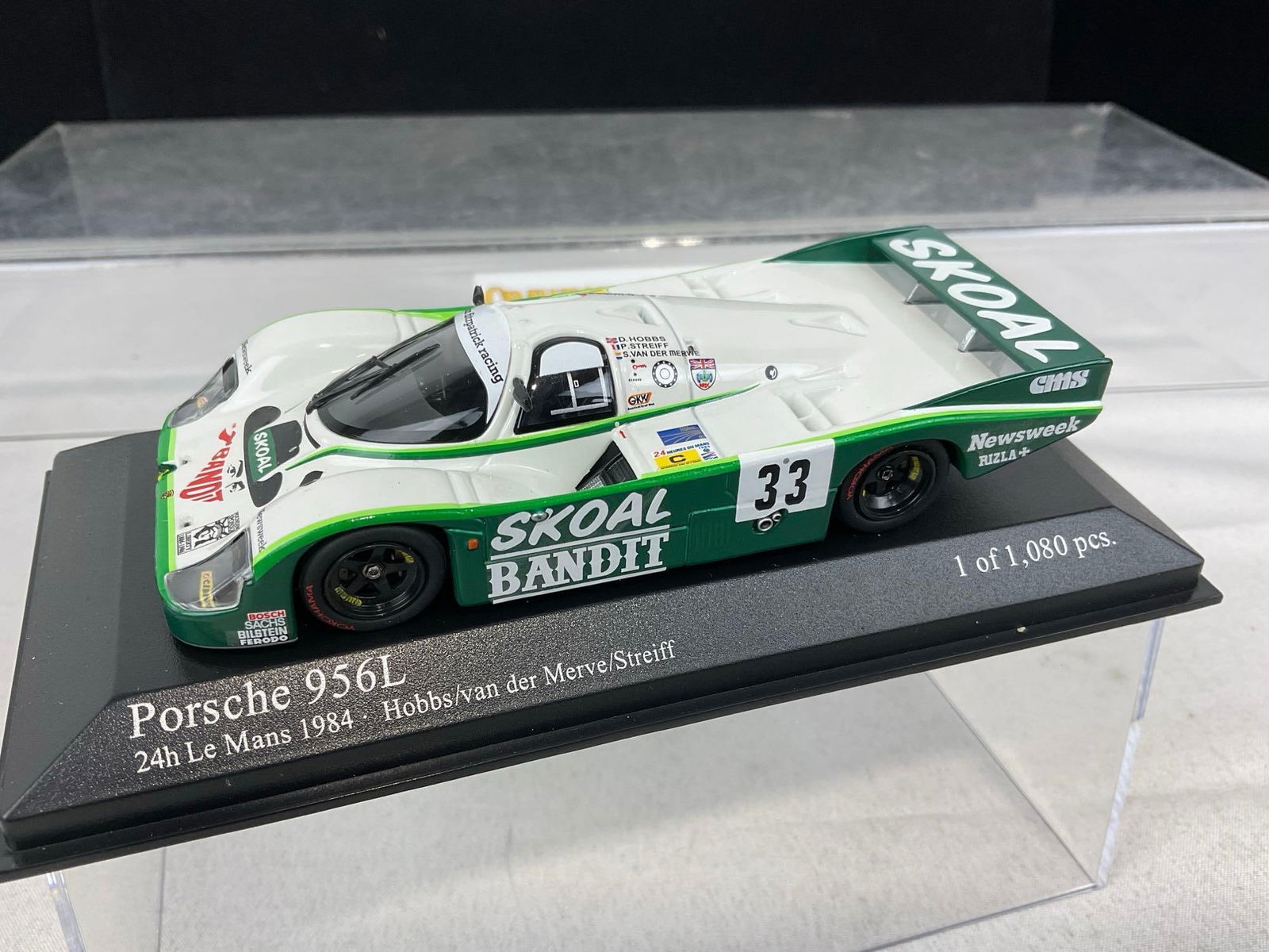 2 Spark & Minichamps 1/43 Scale Diecast Cars, 1984 Porsche 956L LM24H & 1989 Porsche 962C LM24H - 4