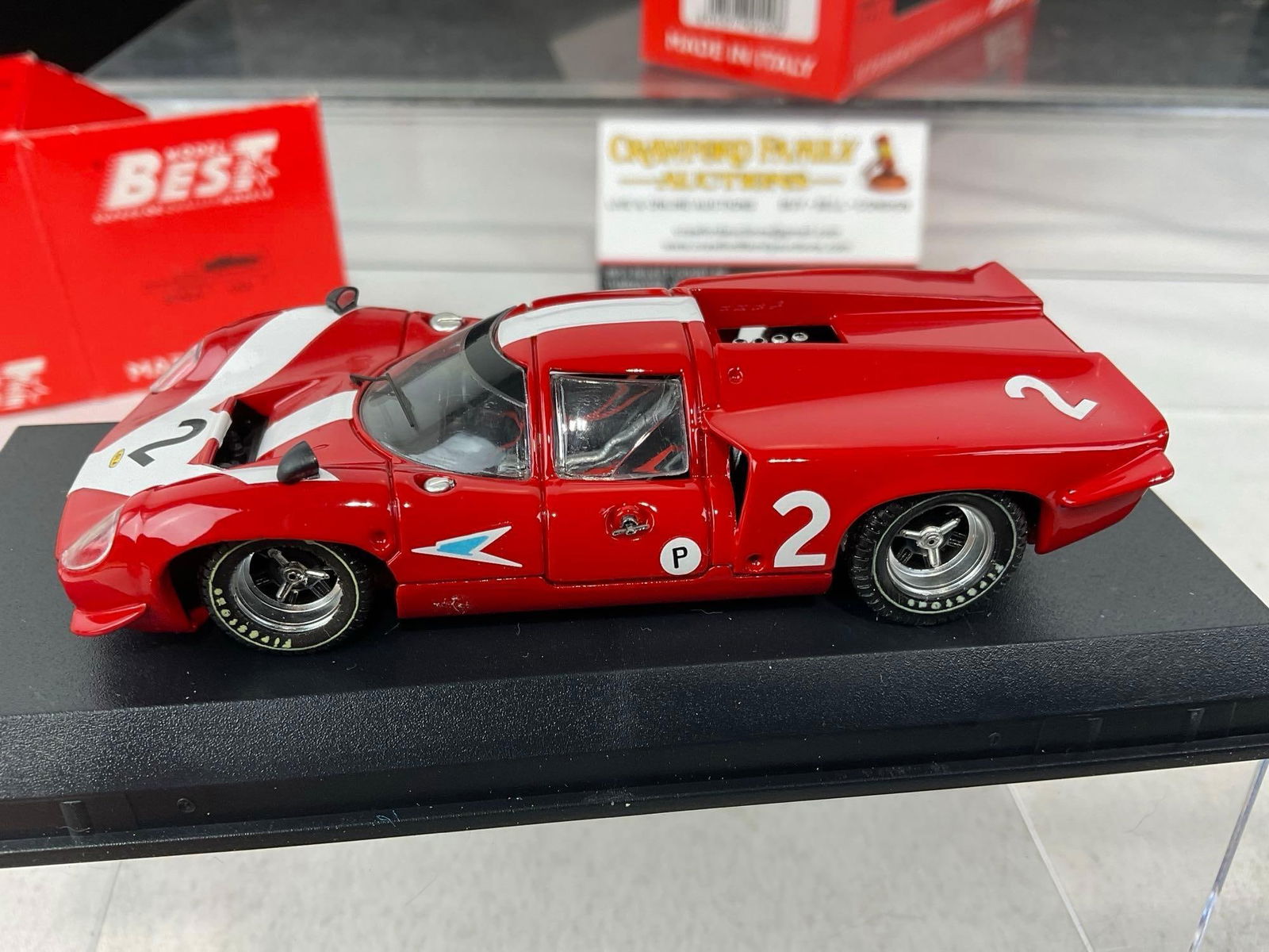 2 Model Best 1/43 Scale Diecast Cars, Lola T70 Coupe 1967, Surtees & Hobbs - 3
