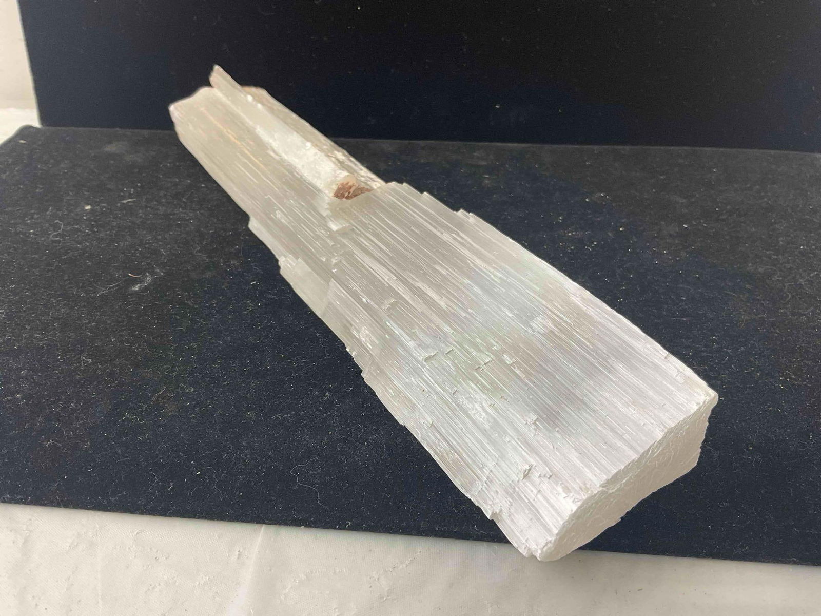 Unpolished Selenite Crystal Fragment, Attributed to Mexico's Cave of Crystals. Excellent Cond. - 4