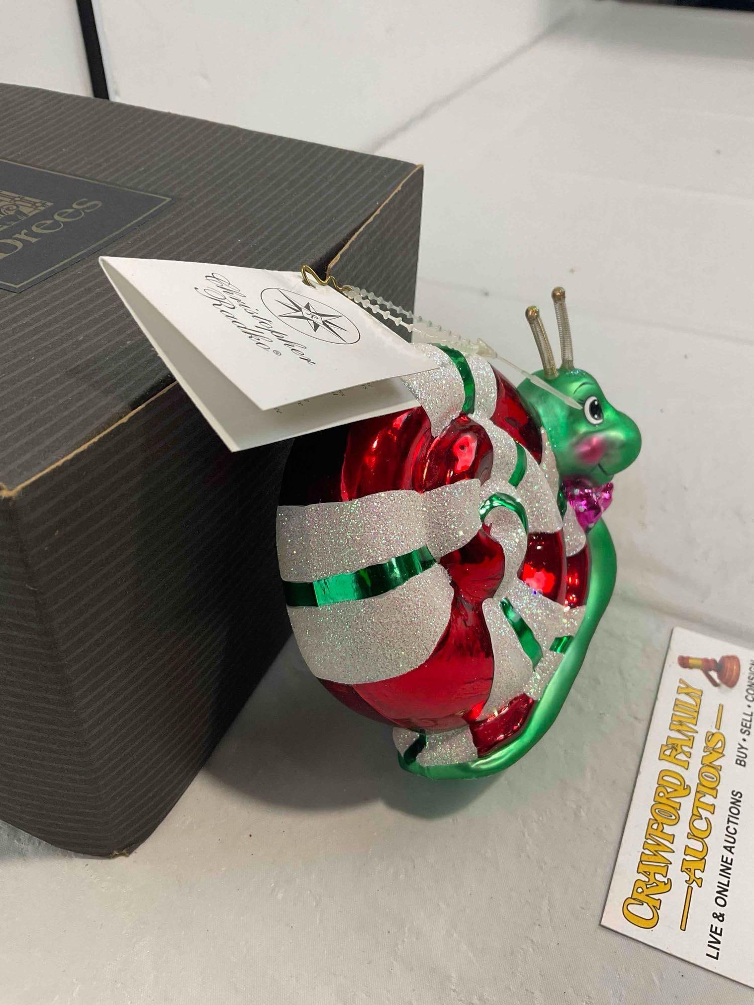 Christopher Radko "Candy Dandy" Glass Christmas Ornament w/ Tag. Excellent Condition. - 3