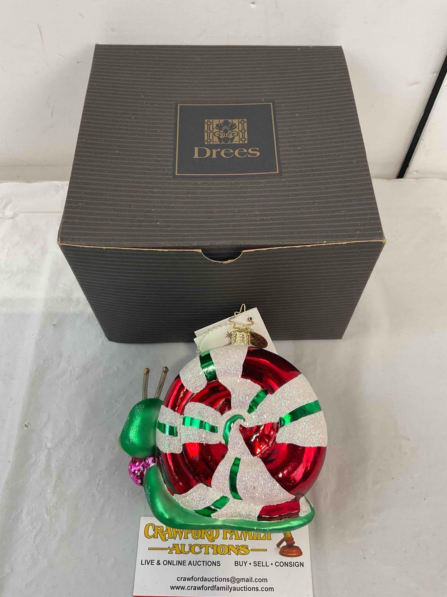 Christopher Radko "Candy Dandy" Glass Christmas Ornament w/ Tag. Excellent Condition. - 7