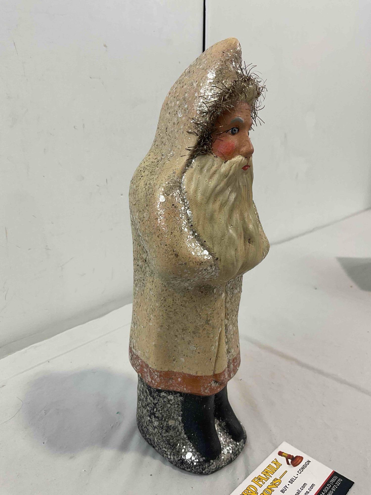 Vintage Walnut Ridge Collectibles Herr Franz Belsnickle Chalkware Santa. Excellent Condition. - 2
