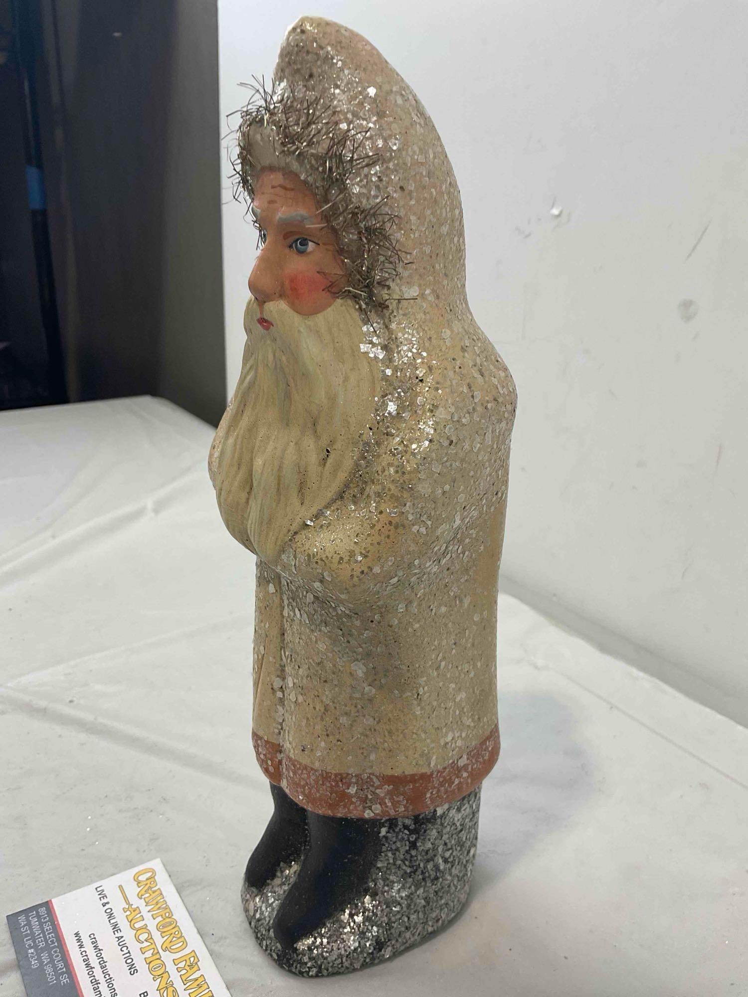 Vintage Walnut Ridge Collectibles Herr Franz Belsnickle Chalkware Santa. Excellent Condition. - 3