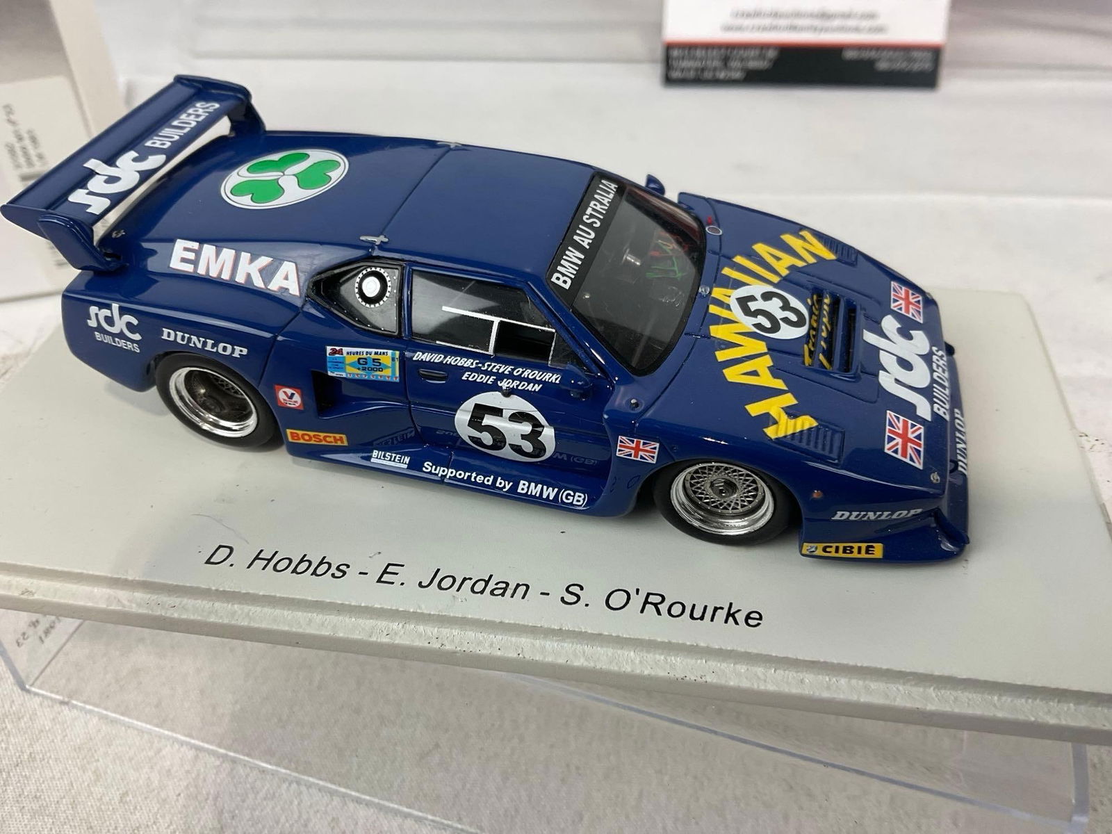 Coca-Cola & Spark 1/43 Scale Diecast Cars 1976 BMW 3.0 & 1981 BMW M1 - 3